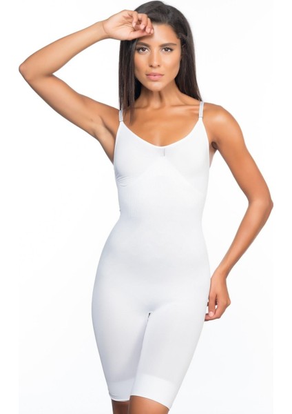 Miraxx Beyaz Mı Emay 2071 Ince Paçalı Boy Korse