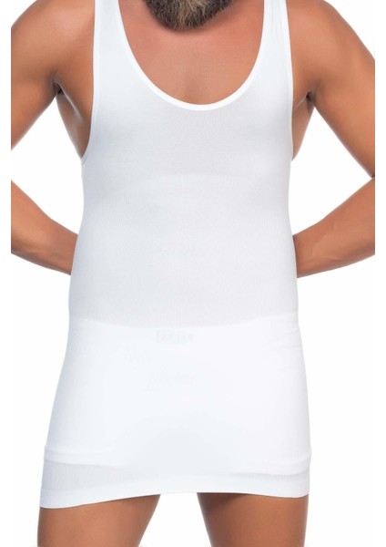 Miraxx Beyaz Mı Emay E1002 U Yaka Erkek Korse Atlet