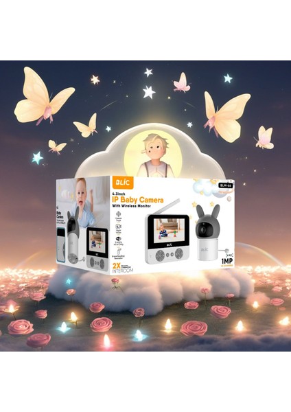 Akıllı Bebek Kamerası Monitörlü – Karşılıklı Konuşma, Gece Görüşü, Sıcaklık Algılama, 32GB SD Kart Hediye fırsatları