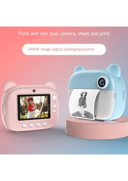 Çocuk Anında Baskı Kamera Termal Baskı Kamera Dijital Fotoğraf Kamerası Resim Kağıt Baskılı Yazıcı fiyatları