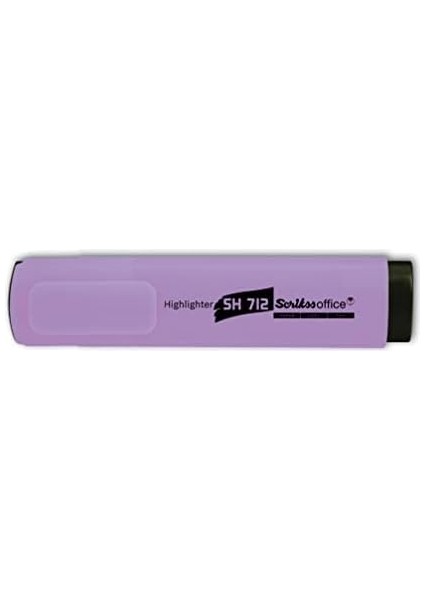 - Office SH712 Fosforlu Pastel Kalem 12'lik Ambalaj Pastel Lila