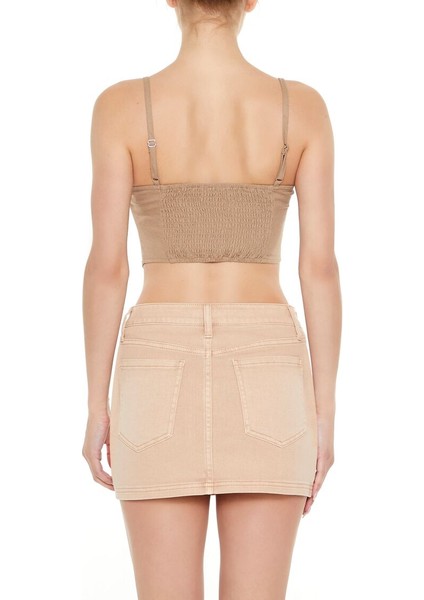 Kalp Yaka Askılı Bluz