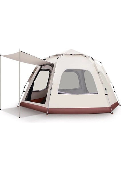 8 Kişilik Otomatik 4 Mevsim Kamp Çadırı | 280x280x155 Cm | , Hızlı Kurulum, Geniş Alan