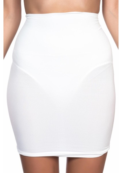 Miraxx Beyaz Mı Emay 2050 Külotlu Jüpon Korse