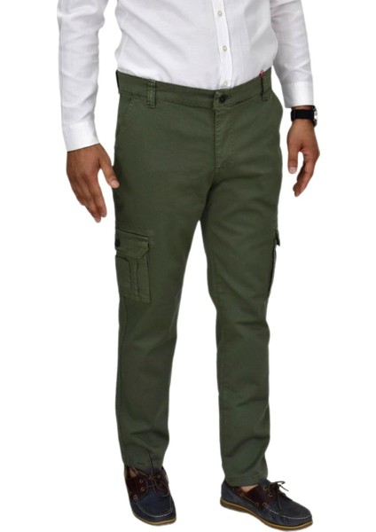 Erkek Kanvas Kargo Pantolon Regular Fit Düz Desen Pamuklu 1955 Model fiyatları