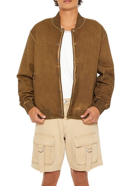 F21 Vintage Görünümlü Bomber Ceket
