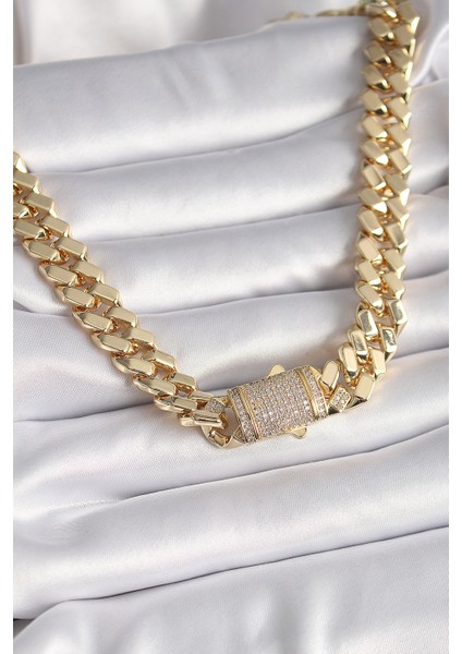 Pirinç Gold Renk Vıp Exclusive Seri Gurmet Model Kadın Kolye - TJ-BKO9430