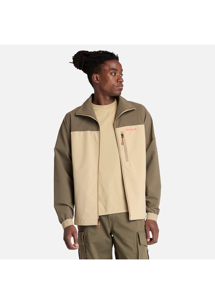 Dwr Softshell Jacket Erkek Haki Ceket TB0A66SQEQJ1