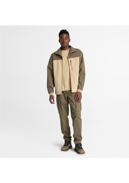 Dwr Softshell Jacket Erkek Haki Ceket TB0A66SQEQJ1