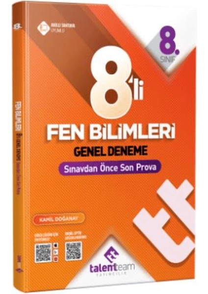 8. Sınıf Fen Bilimleri 8'li Genel Deneme