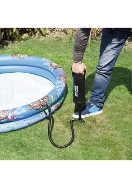 Çift Fonksiyonlu Havuz Şişme Yatak Pompası 30 Cm Üç Uçlu
