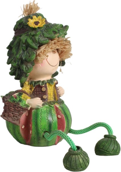 Ayakları Sallanan Karpuz Kafalar Biblo Dekoratif Obje Hediyelik Ürün Vitrin Süsü Ev Hediyesi 24 cm . fırsatları