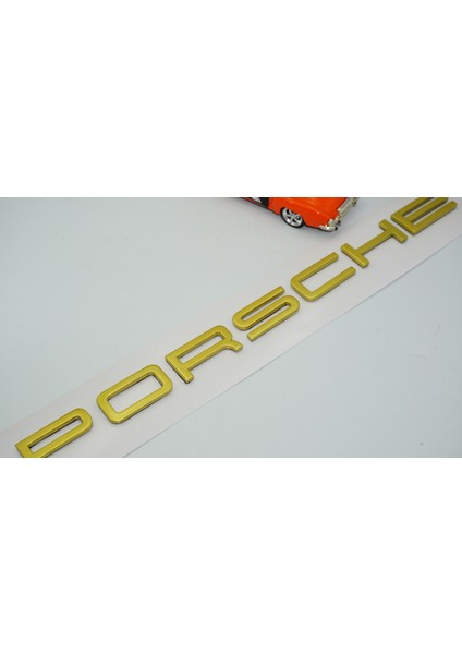 Porsche Bagaj Gold Sarı Renk Yazı Logo Arma fiyatları