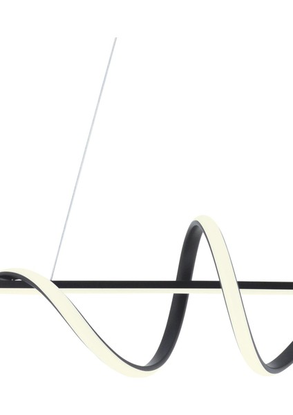 Modern Siyah Led Avize, Beyaz Işık, Salon, Mutfak, Oda, Şık Aydınlatma, Alüminyum, 70x70 fırsatları