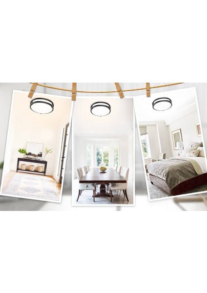 Modern LED Avize 24 Watt Sıva Üstü LED Panel Tavan Armatürü Spot LED Lamba