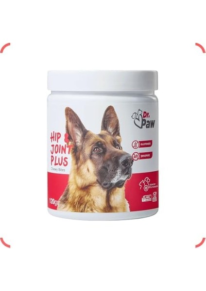 - Hip & Joint Plus: Köpekler Için ve Kas Sistemi Destekleyici Glutensiz ve Şeker Ilavesiz Çiğnenebilir Tablet (120 Gr)