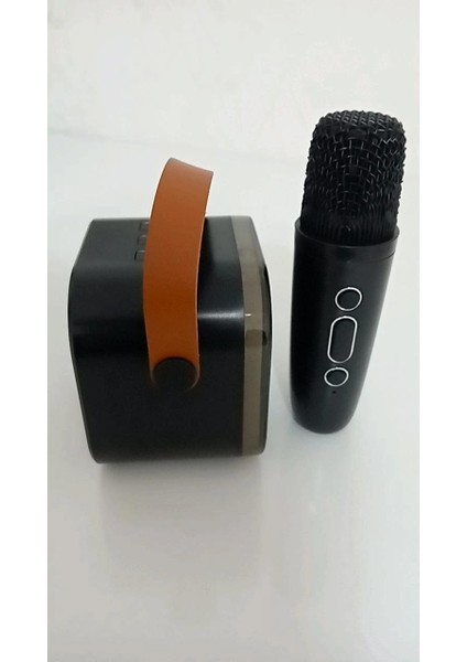 Kablosuz 1 Adet Mikrofonlu Rgb Karaoke Bluetooth Hoparlör