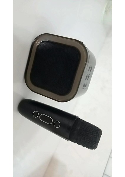 Kablosuz 1 Adet Mikrofonlu Rgb Karaoke Bluetooth Hoparlör