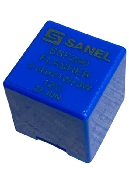 12V Elektronik Flaşör 3 Uçlu (31-49A-49) (Kısa Tip) fiyatları