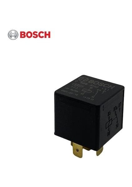 12V RÖLE 5 UÇLU 30 A (ÇİFT PLATİN) (30-85-86-87-87a)