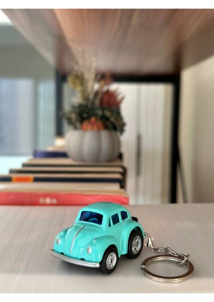 Tosbağa Vosvos Diecast Araba Anahtarlık ve Çanta Süsü