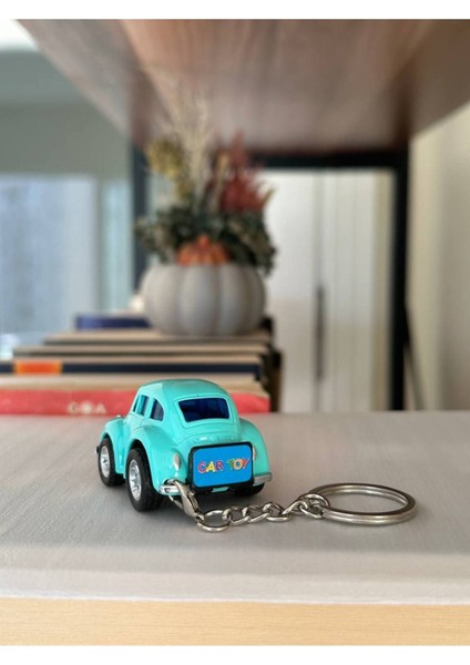 Tosbağa Vosvos Diecast Araba Anahtarlık ve Çanta Süsü