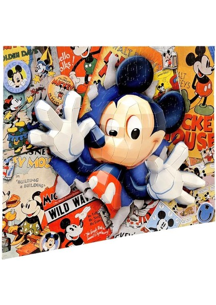 200 Parça 3D Puzzle Breakthrough Mickey