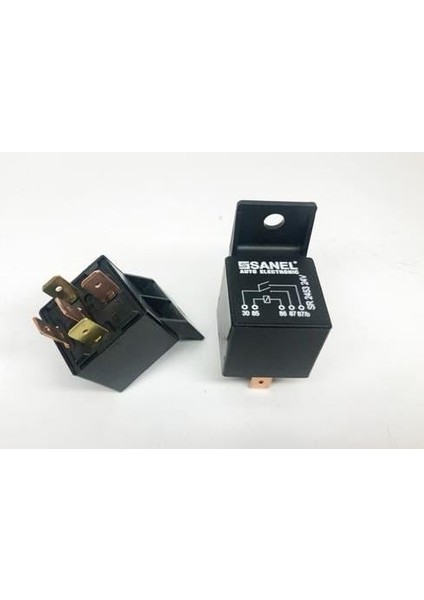 24V Röle 5 Uçlu 87B (2X20 A) (Ayaklı)