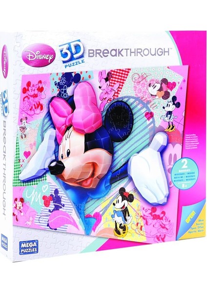 250 Parça 3D Puzzle Breakthrough Minnie Mouse