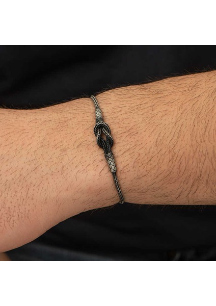 Gümüş Kazaziye Düğüm Bileklik fırsatları