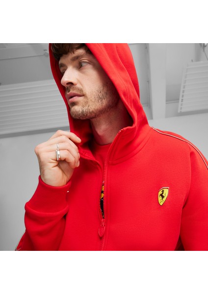 Scuderia Ferrari Erkek Motorsport Race Kapüşonlu Sweat Ceket modelleri