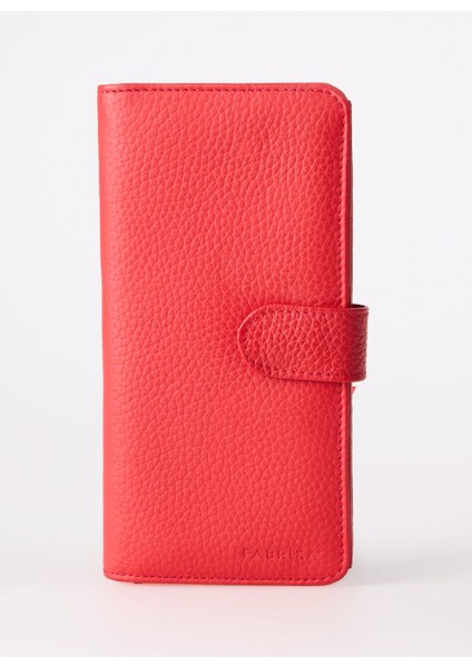 Kırmızı Erkek Cüzdan Frk 347 Flt Deri