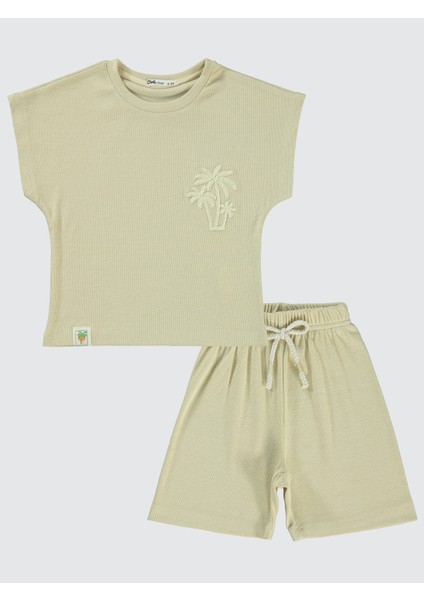 Erkek Çocuk Takım 2-5 Yaş Bej