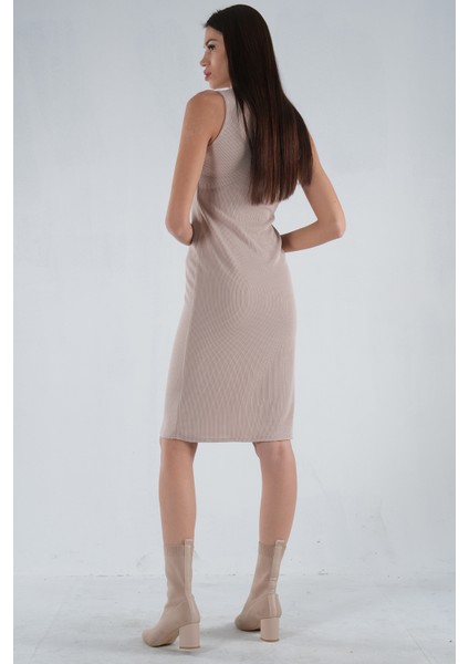 Taş Örme Kolsuz Triko Elbise 0104029.50