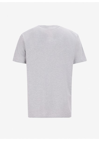 Bisiklet Yaka Baskılı Gri Melanj Erkek T-Shirt PBF5SM-TST 9546 fiyatları