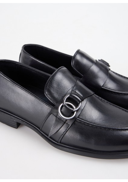 Deri Siyah Erkek Günlük Ayakkabı Hagen indirimleri