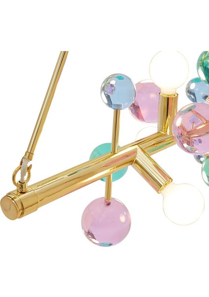 Renkli Bubble Linear Avize