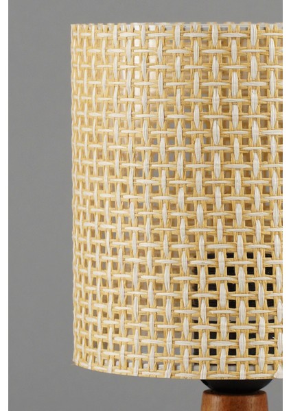 Avela Ahşap Abajur Naturel-Rattan (14X14X32 Cm) fiyatları