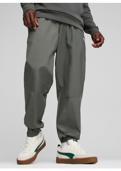 67970380 Rad/Cal Woven Pants Minera Gri Lastikli Bel Regular Fit Düz Erkek Eşofman Altı