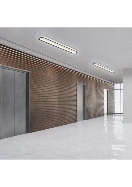 Antrasit Oval 120 x 16 cm Kumandalı,dimli 3 Işık Rengi, LED Tavan Lambası, Avize, Modern Aydınlatma