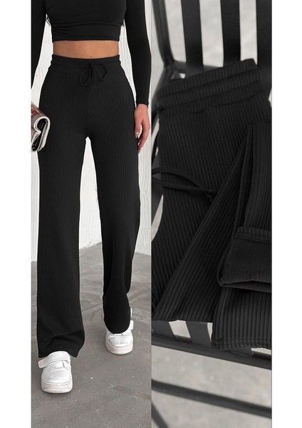 Fitilli Günlük Comfortable Pantolon-Eşofman-Içi Şardonlu fırsatları