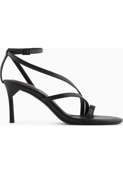 Siyah Kadın Topuklu Ayakkabı Xdp058