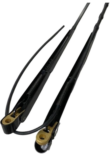 Silecek Kolu Çiftli Ana Kol+Yardımcı Kol Grubu (Kancalı-Braketli-Fıskiyeli) (Konik Freze) 600 mm modelleri