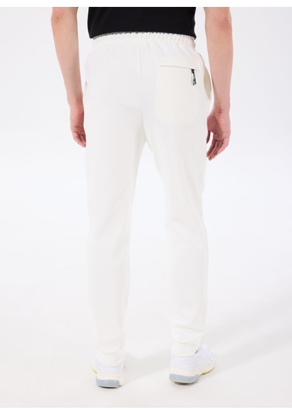 D5SM-EA3886 Beyaz Relaxed Düz Erkek Eşofman Altı indirimleri