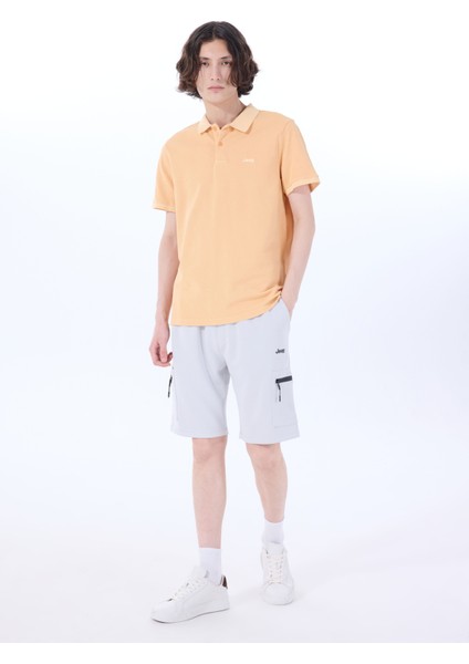 Düz Somon Erkek Polo T-Shirt J4SM-TST7232 modelleri