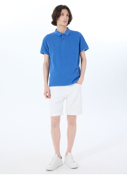 Düz Saks Erkek Polo T-Shirt J4SM-TST7232 fiyatları