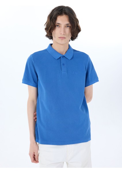 Düz Saks Erkek Polo T-Shirt J4SM-TST7232 modelleri