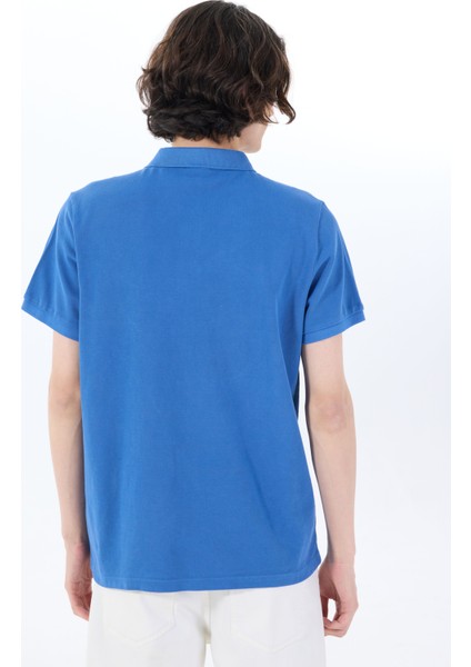 Düz Saks Erkek Polo T-Shirt J4SM-TST7232 indirimleri