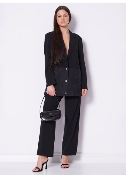 Karl Lagerfeld Jeans Normal Siyah Kadın Ceket A1W14021
