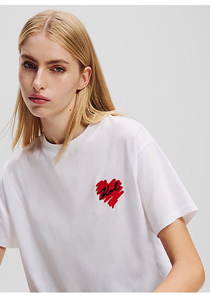 Bisiklet Yaka Düz Beyaz Kadın T-Shirt A1W17074 fiyatları